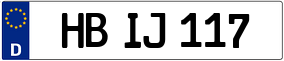 Truck License Plate